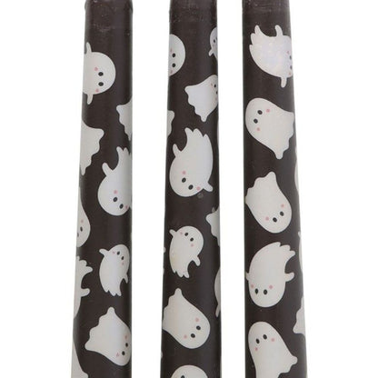 Ghost Print Taper Candle Set (Set of 3)