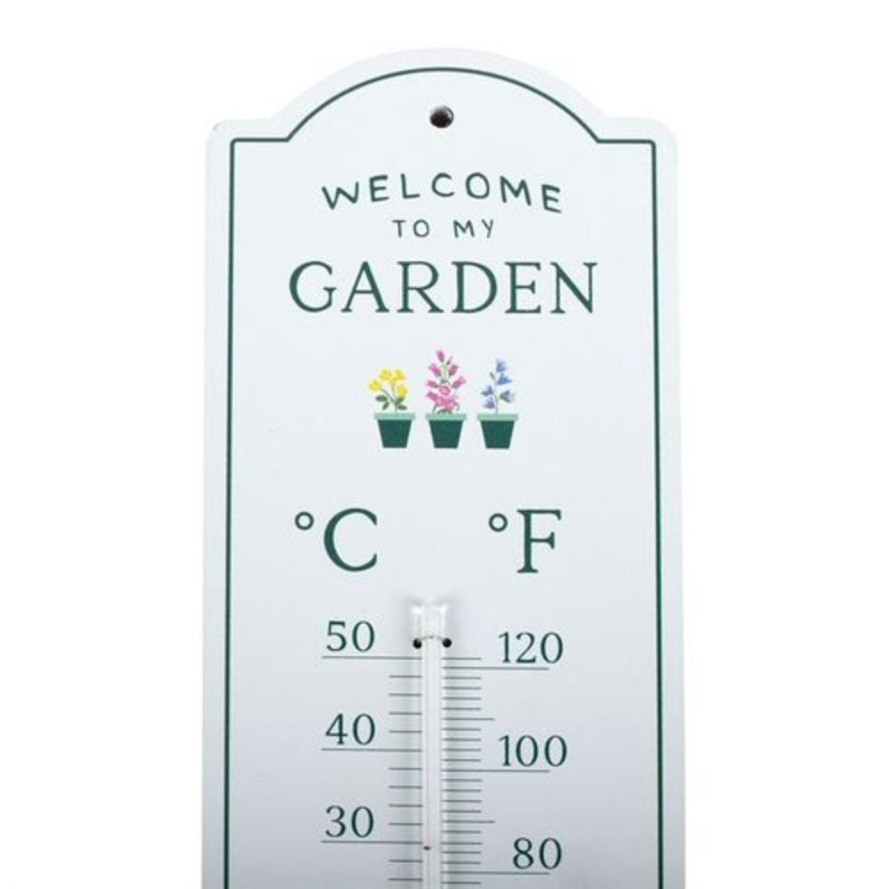 Welcome to My Garden -  Wall Thermometer