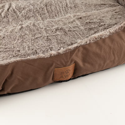 PAW Snuggly Plush Pet Bed