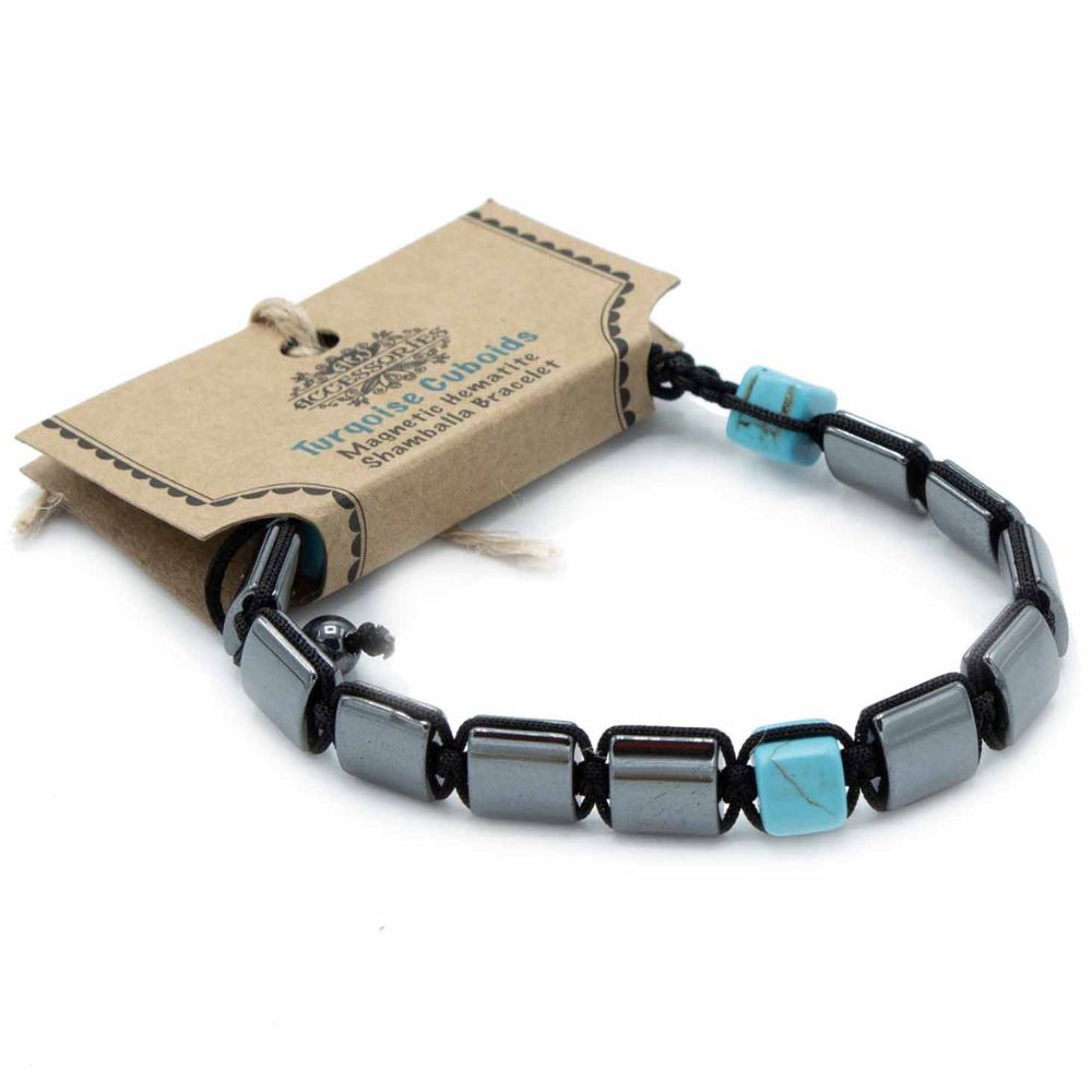 Magnetic Hematite Shamballa Bracelet