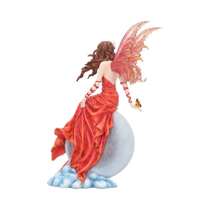 Crimson lily Fairy Figurine