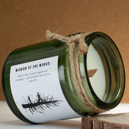 Greenman Rituals Woodwick Soy Candle