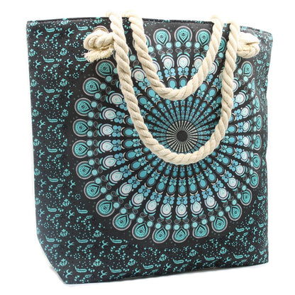 Rope Handle Mandala Bag