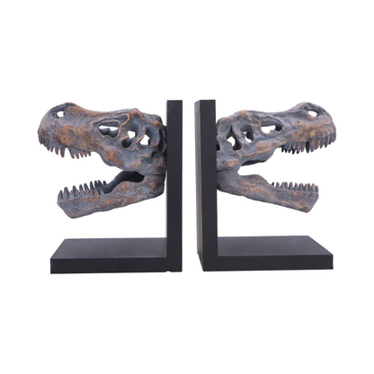 Tyrannosaurus Rex Skull Bookends