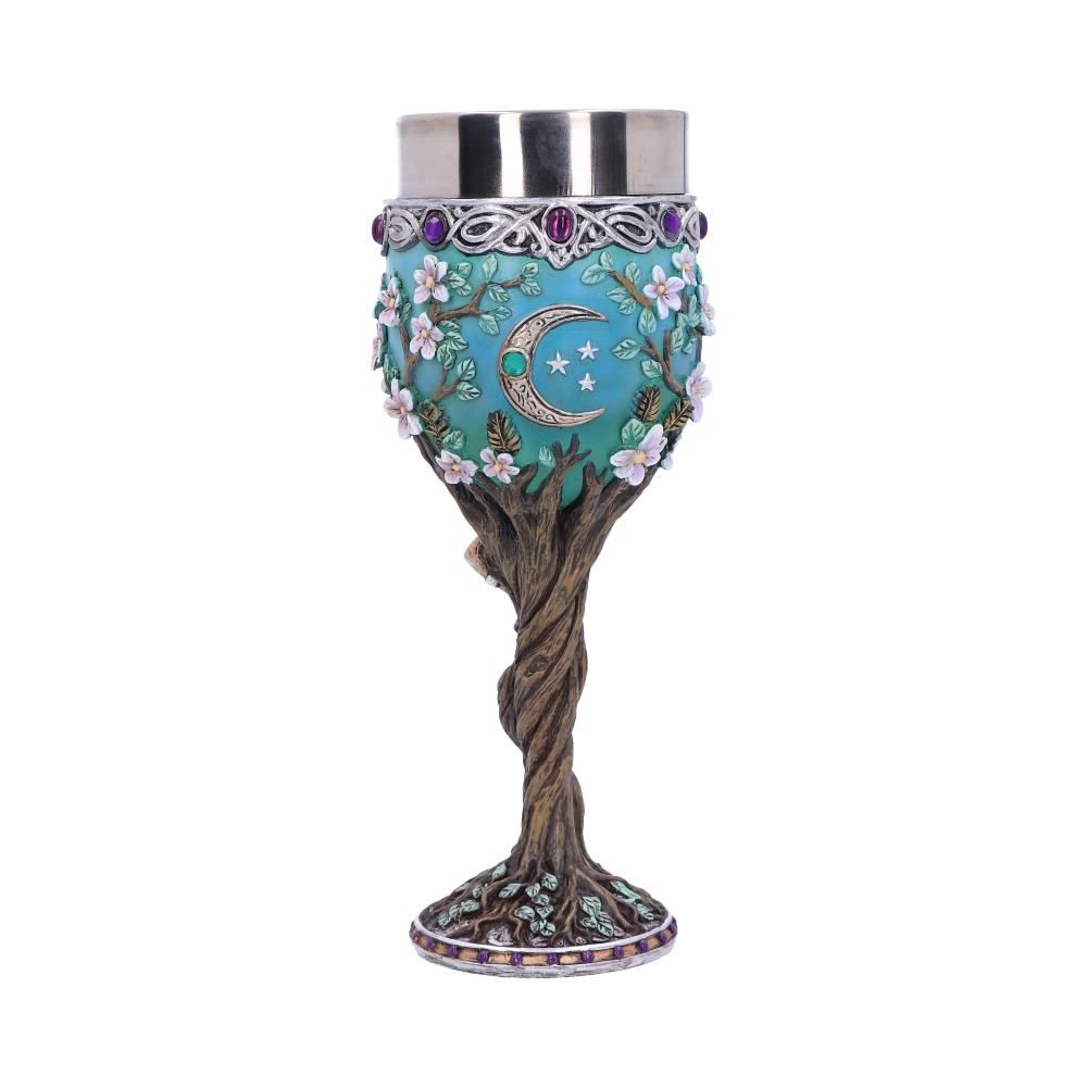 Triple Moon Goddess Maiden Goblet