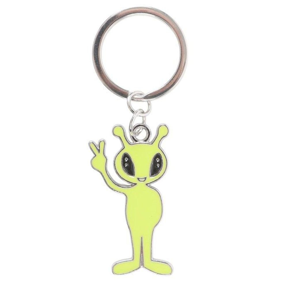 Glow in the Dark Alien Keyring