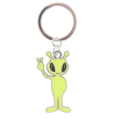 Glow in the Dark Alien Keyring