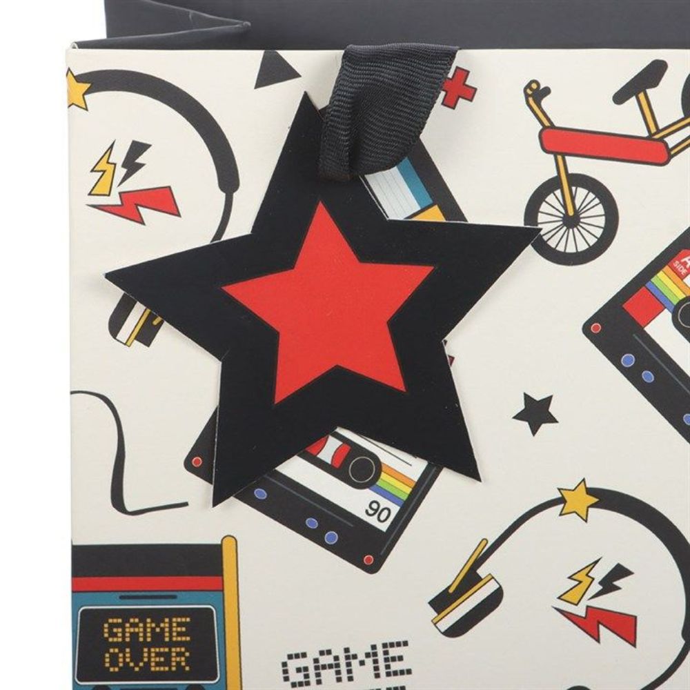 Retro 80s Print Gift Bag