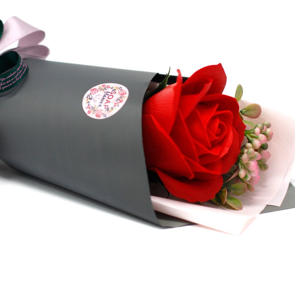 Handcrafted Soap Single Flower Bouquet