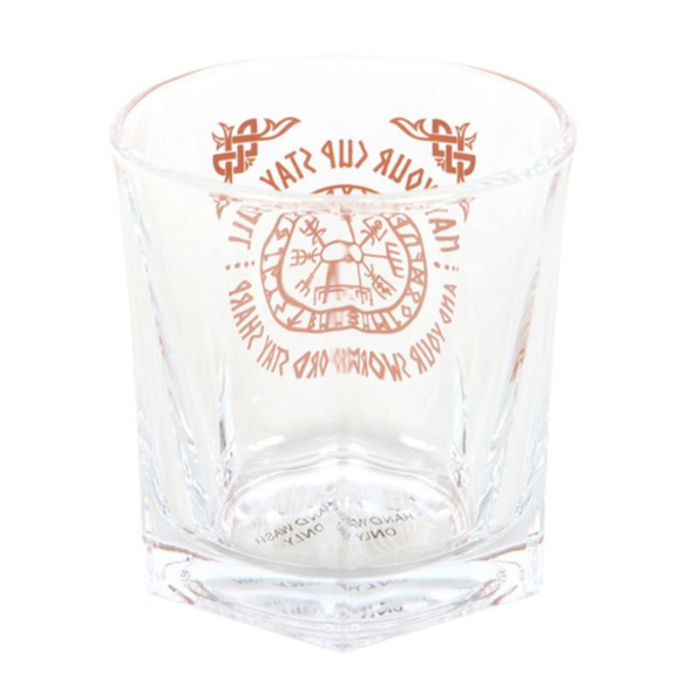 Compass of the North – Vegvísir Lowball Glass