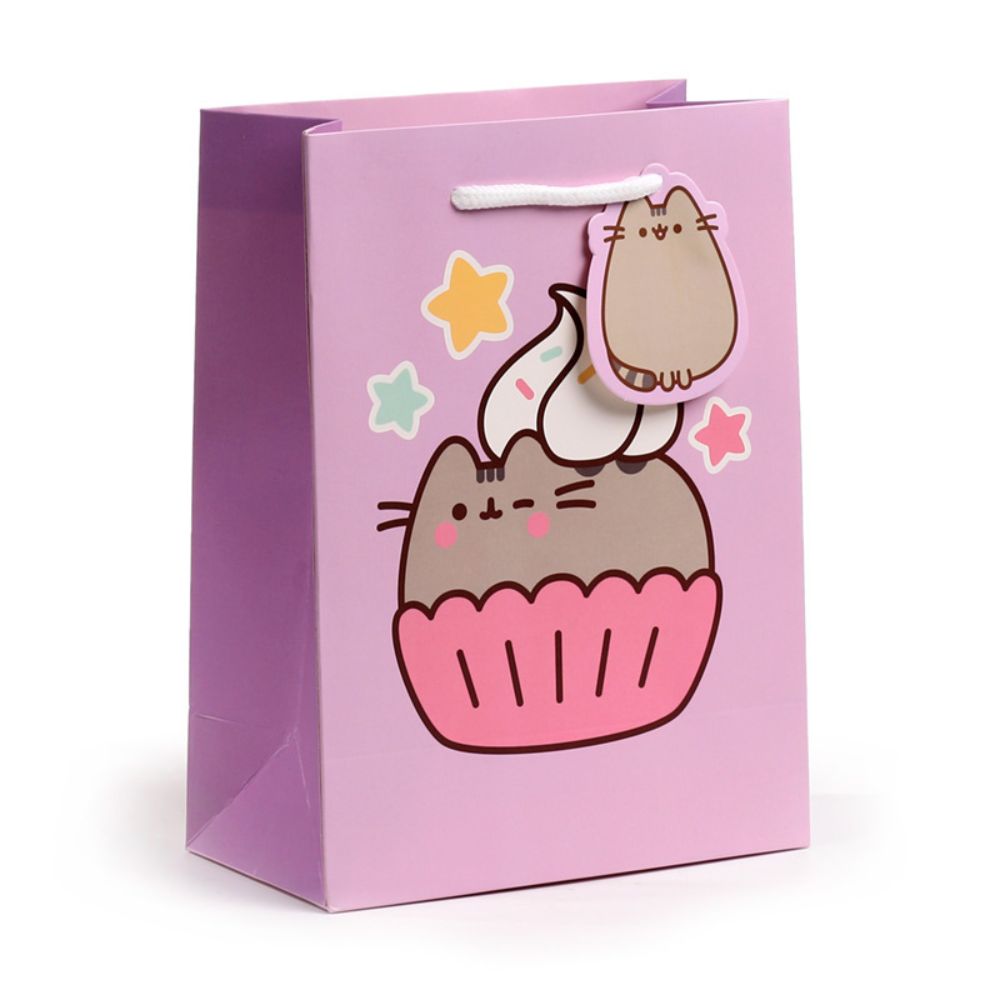 Gift Bag - Pusheen the Cat heart