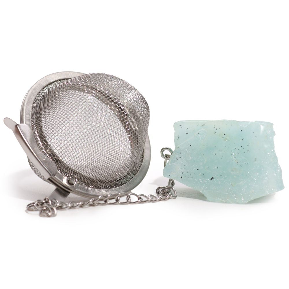 Raw Gemstone Tea Strainer