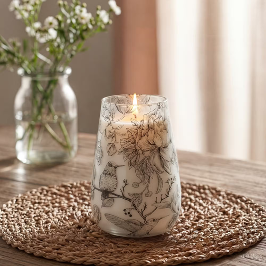Drawn by Flame - Glass Jar Candles