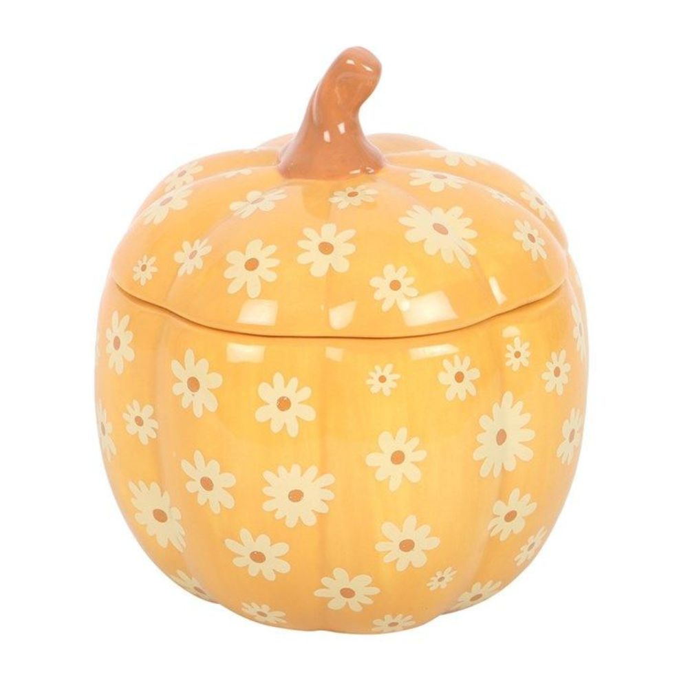 Floral Pumpkin Oil Burner