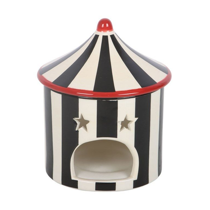 Black Striped Circus Tent Oil Burner