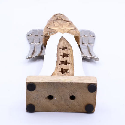 Handcrafted Wooden Angel - Hope and Peace