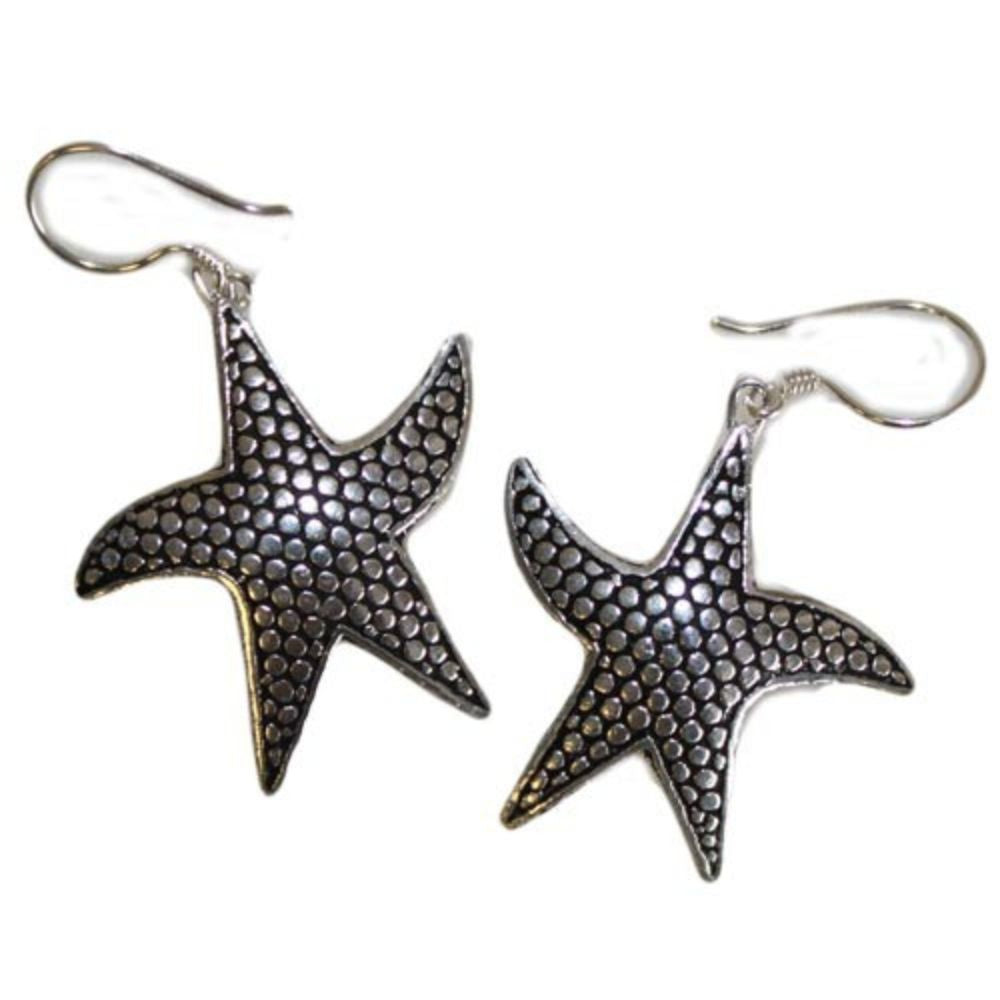 Sterling Silver Nature-Inspired Earrings