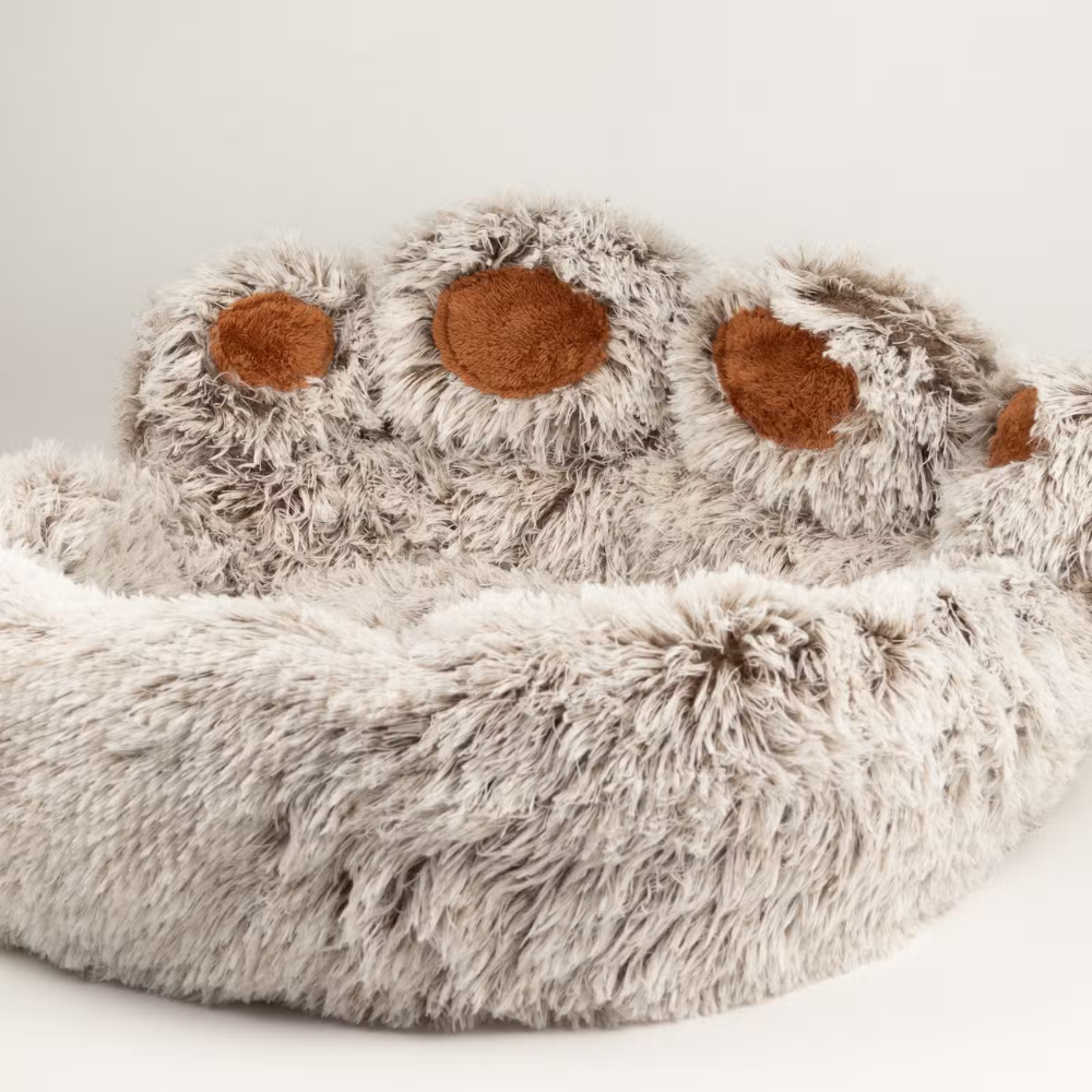 PAW Snuggly Plush Pet Bed