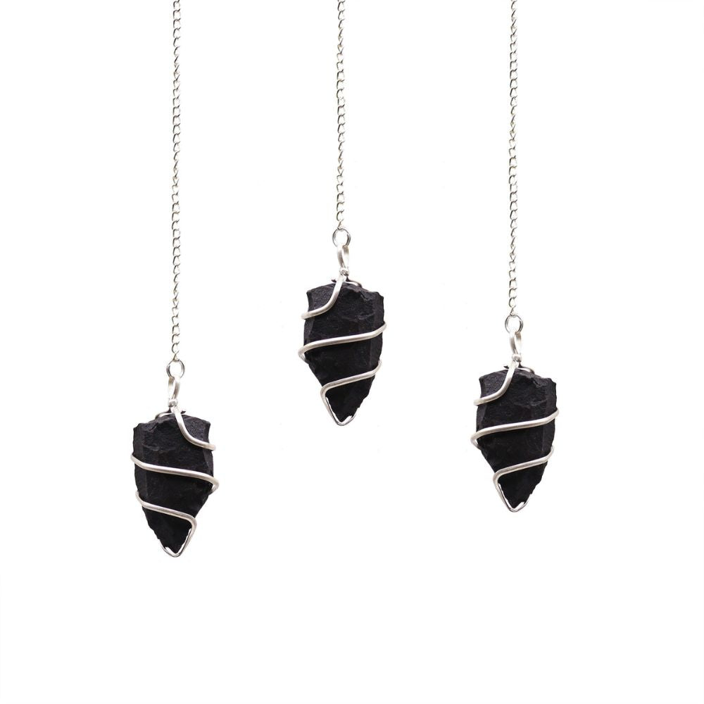 Raw Gemstone Pendulum