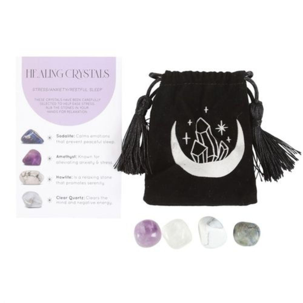 Crystal Set with Moon Trinket Dish