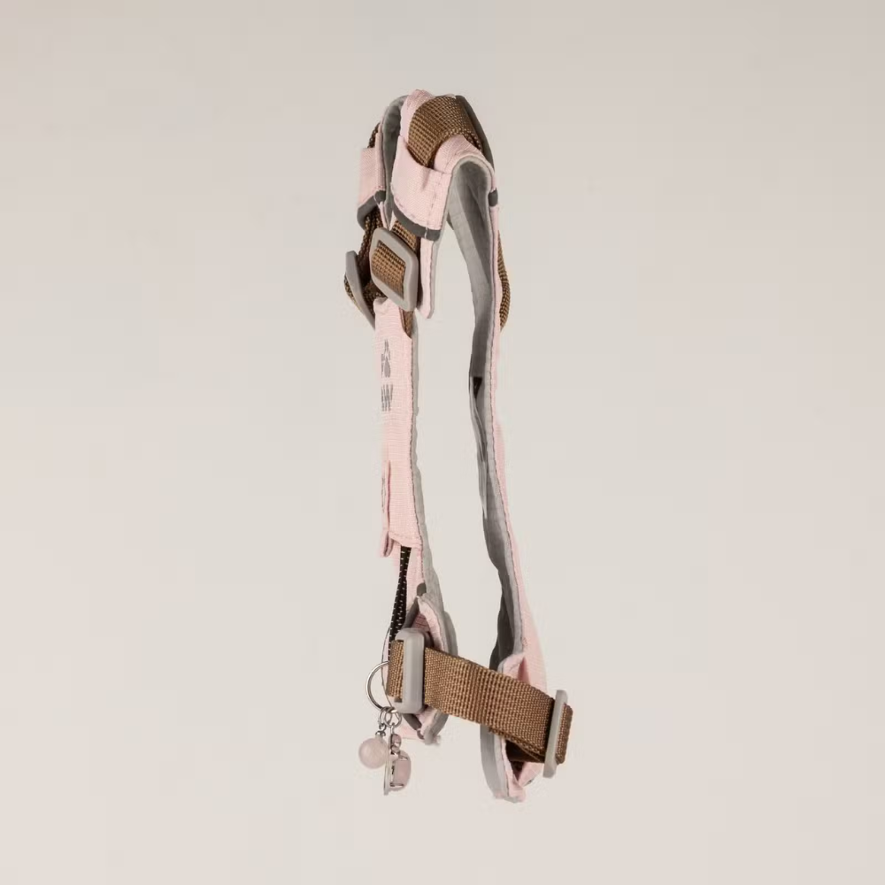 Dog Step-in Guardian Harness with Rose Quartz Charm