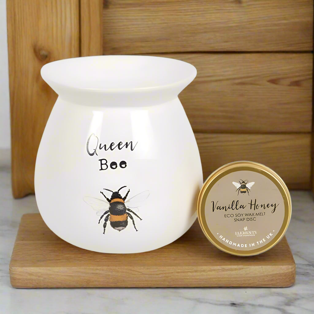 Queen Bee Wax Melt Burner Gift Set