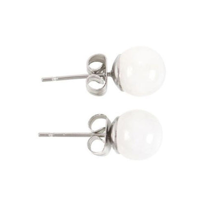 Semi Precious Crystal Earrings