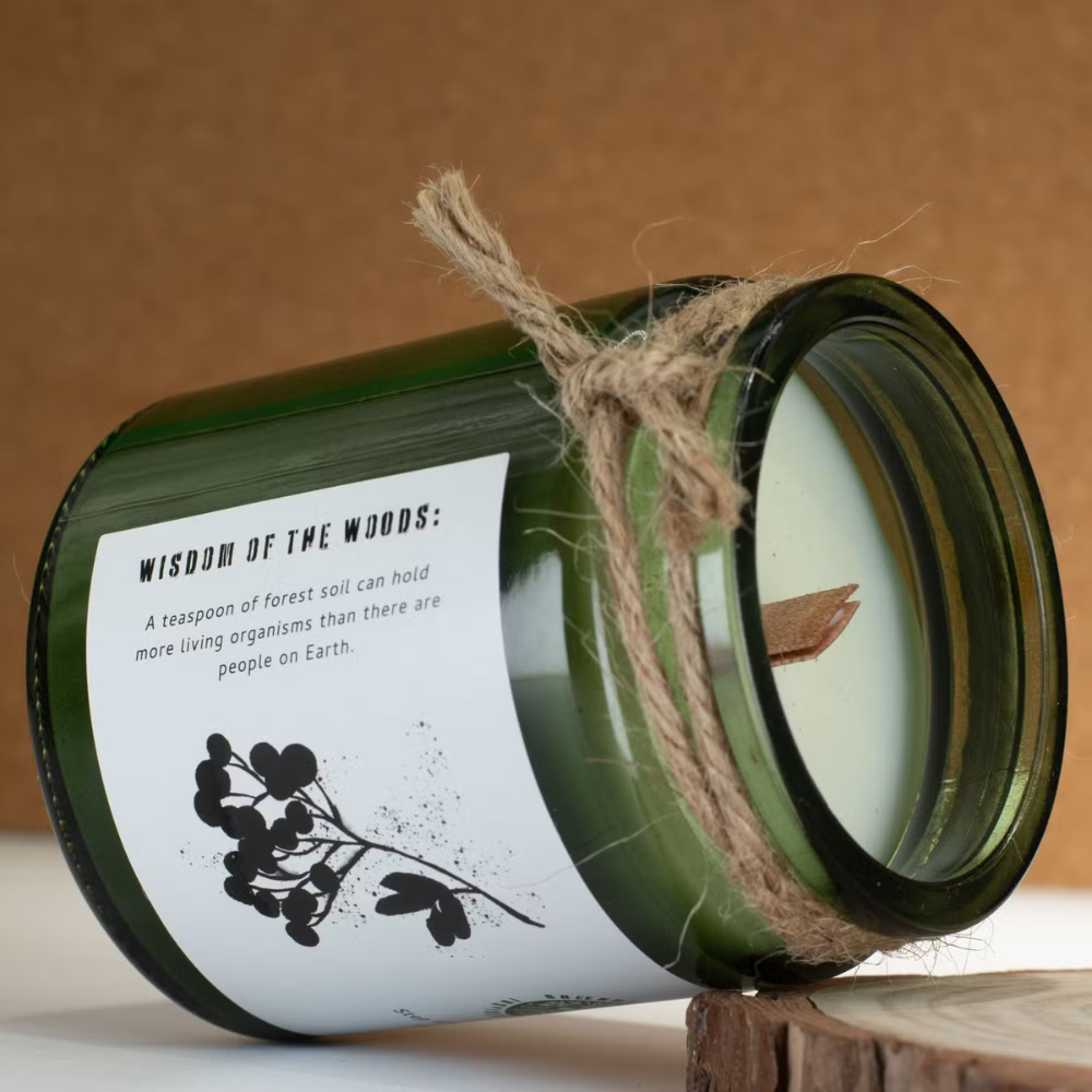 Greenman Rituals Woodwick Soy Candle