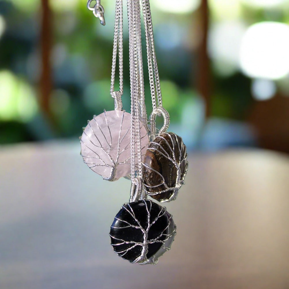Tree of Life Gemstone necklace collection