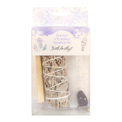 Smudge Kits with Amethyst Crystal