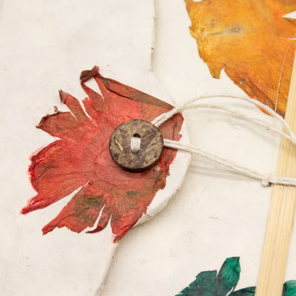 Handmade Notebook with Pressed Flowers