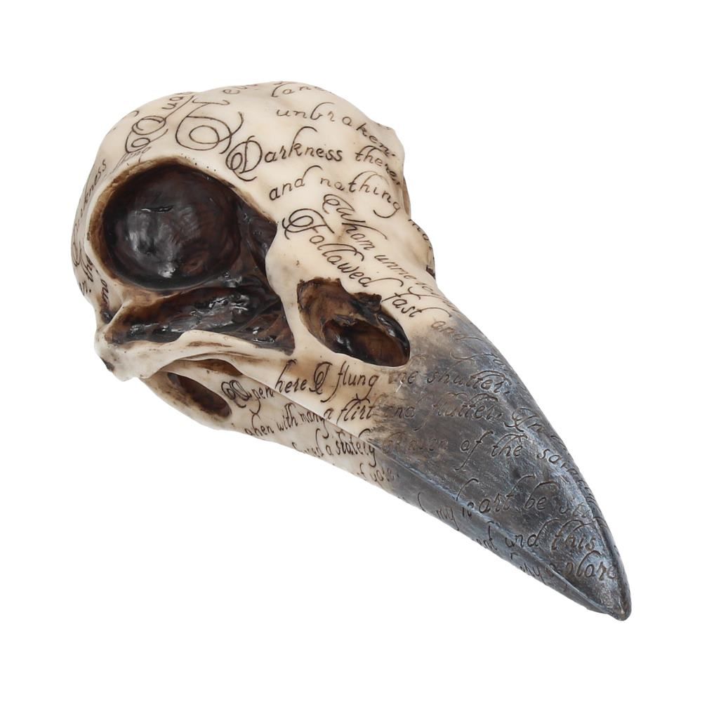 Edgar's Raven Skull Figurine