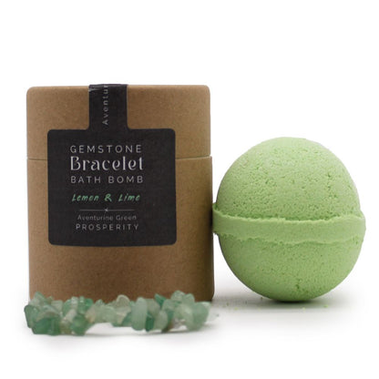 Bath Bomb With Hidden Gemstone Bracelet
