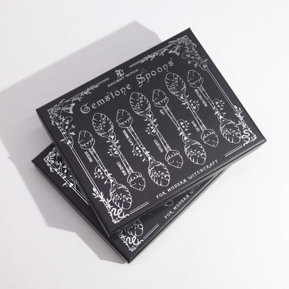 Ancient Witch Gemstone Spoons Gift Set