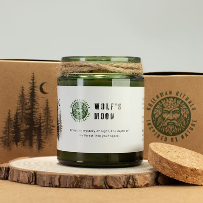 Greenman Rituals Woodwick Soy Candle