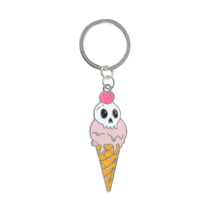 Ice 'Scream' Cone Keyring