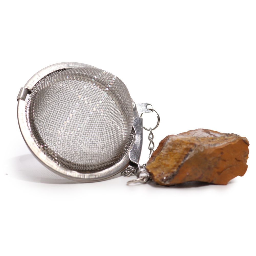 Raw Gemstone Tea Strainer