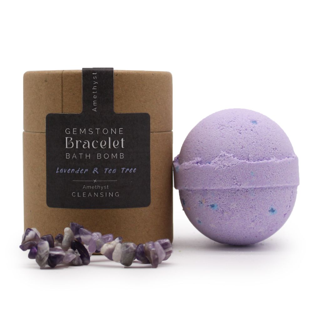 Bath Bomb With Hidden Gemstone Bracelet