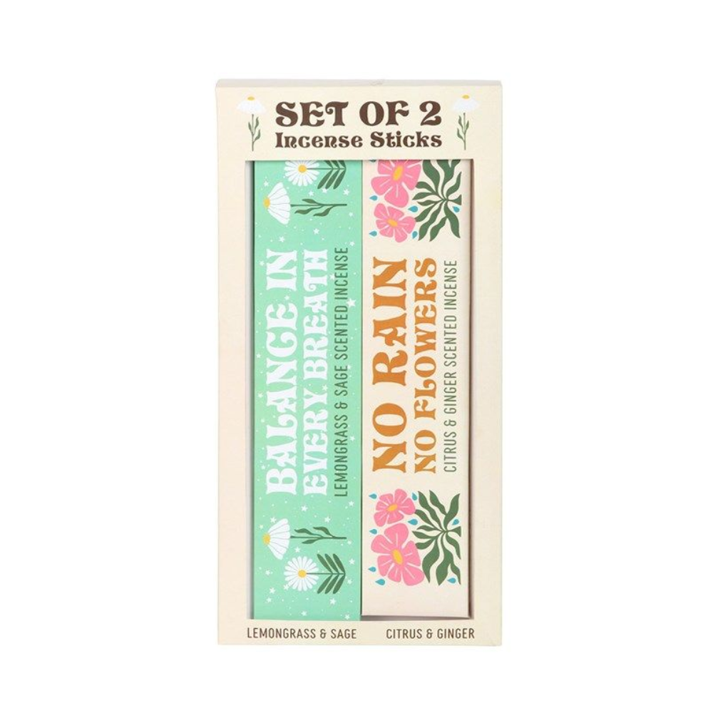 No Rain, No Flowers Incense Stick gift Pack