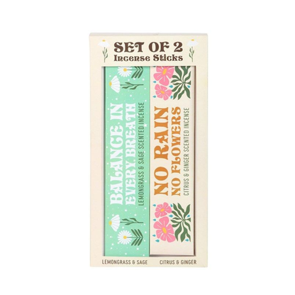 No Rain, No Flowers Incense Stick gift Pack