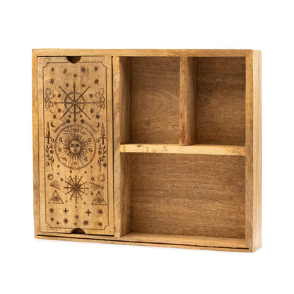 Handcrafted Mango Wood Tarot Box