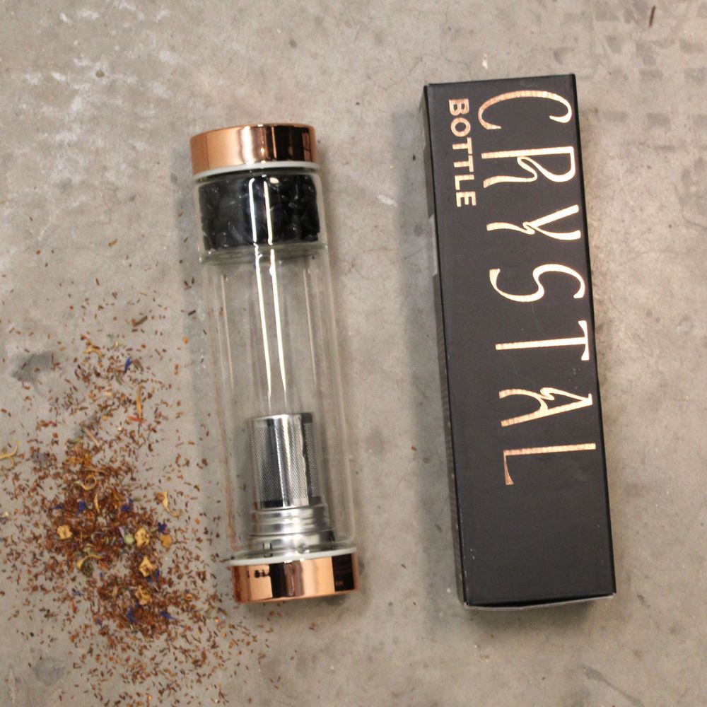 Crystal tea Infuser bottle