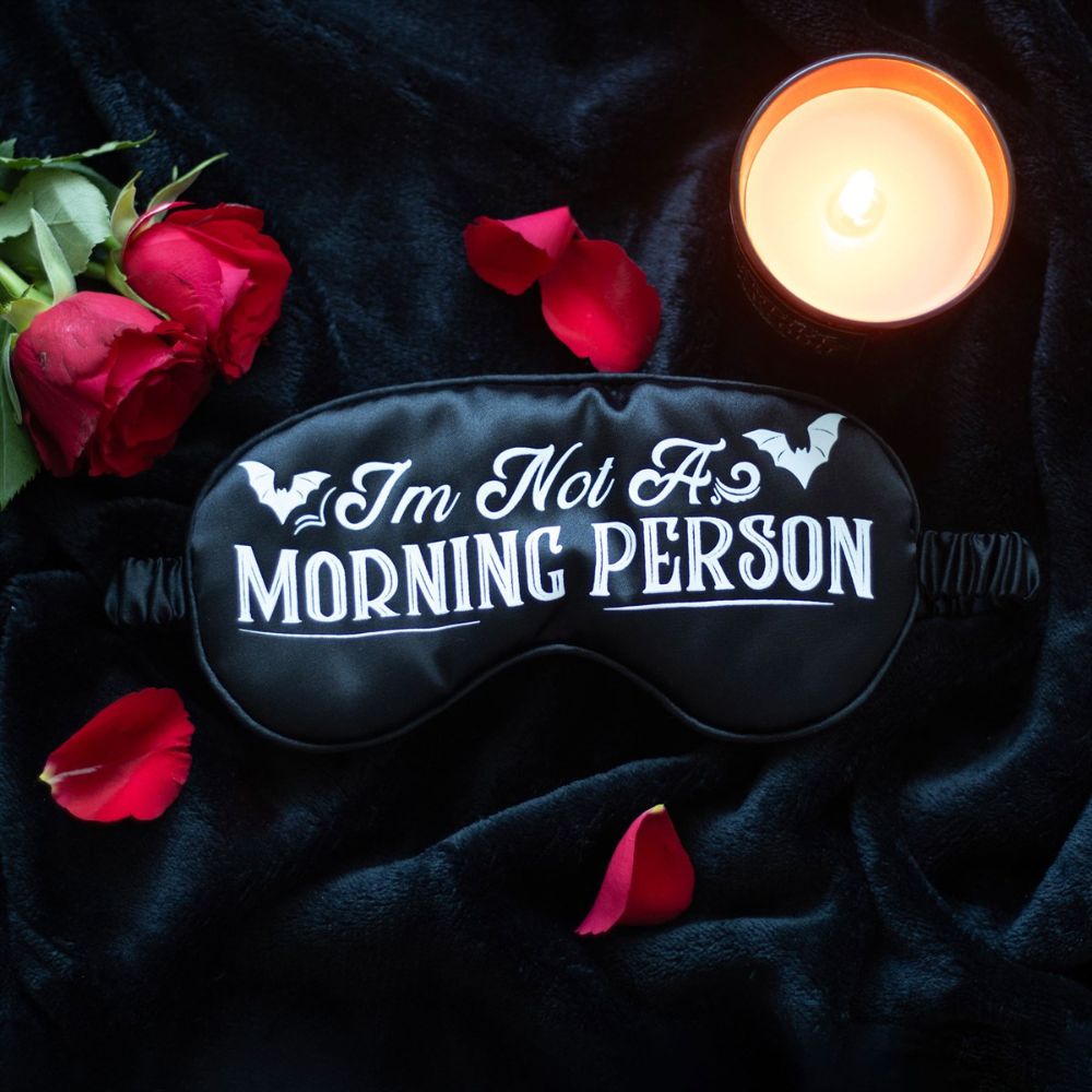 Sleep Mask - 'I'm Not a Morning Person'