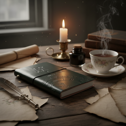 "If a Story Is In You" Handmade Leather Journal