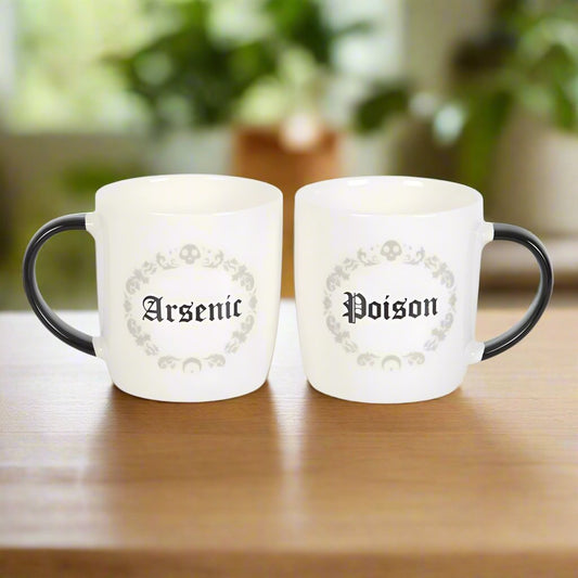 Poison and Arsenic Couples Mug Set