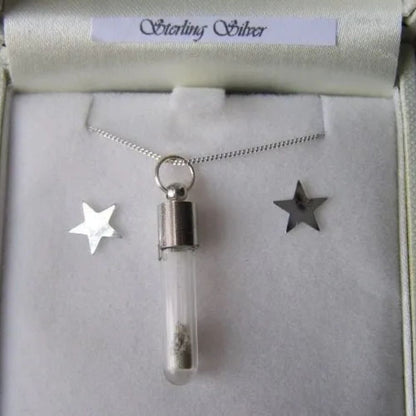 A Piece of Mars Pendant: Certified Dust in a vial