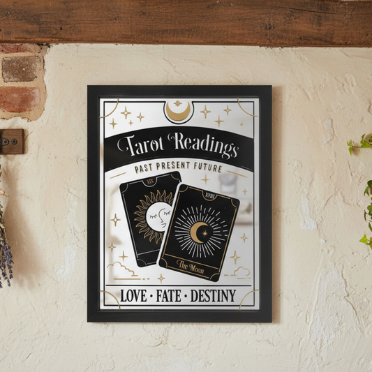 Tarot Readings Mirrored Wall Hanging