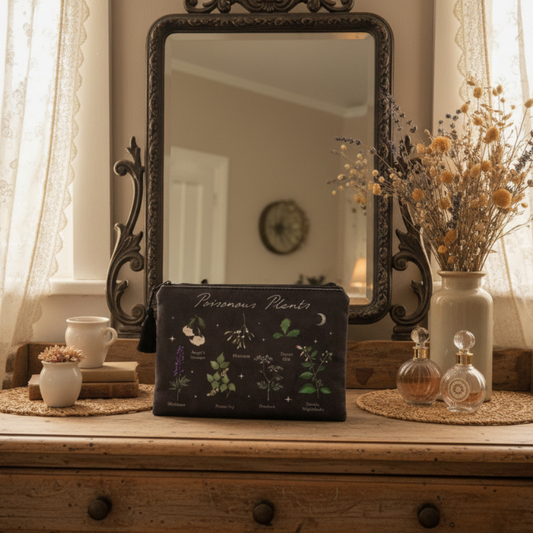 Poisonous Plants Makeup Bag