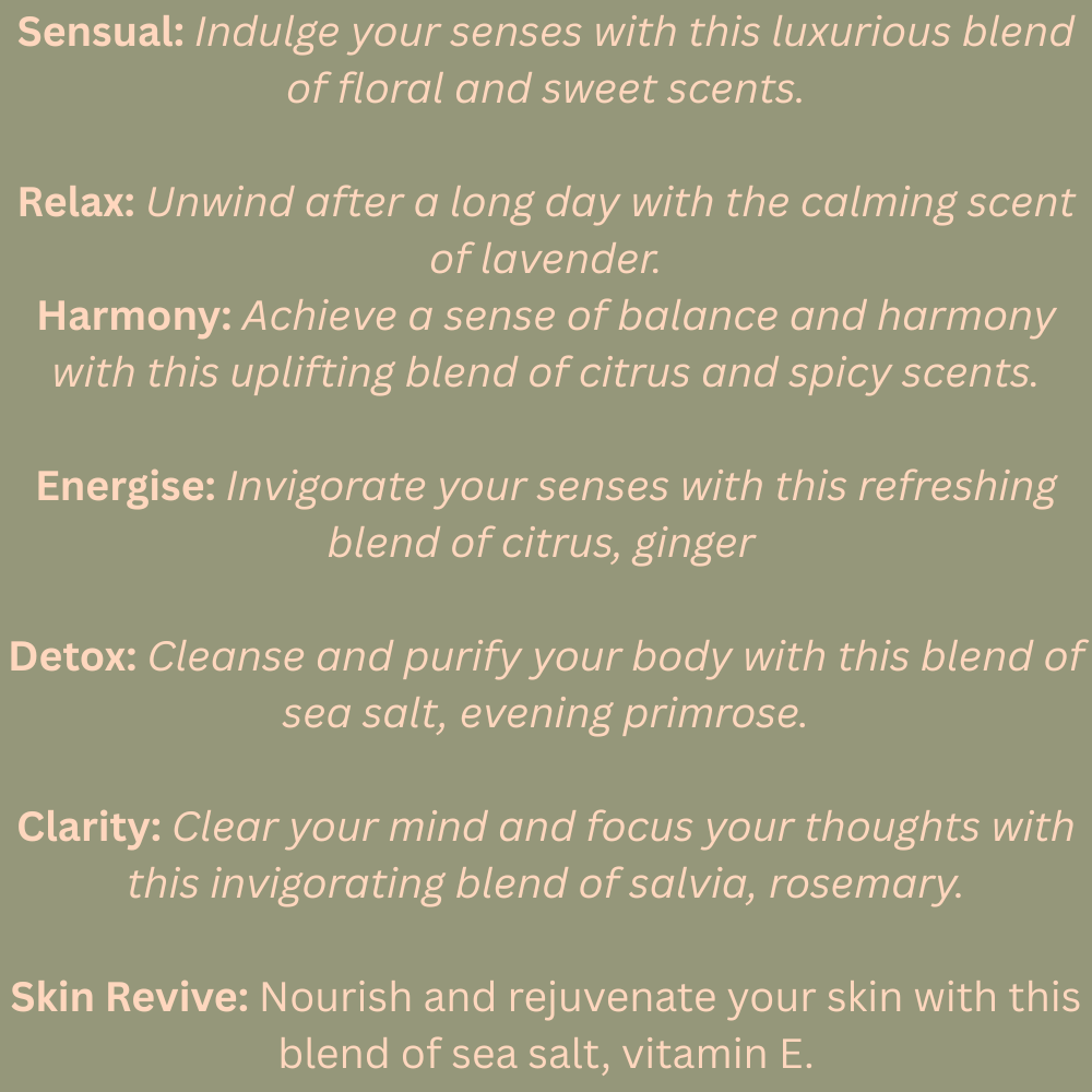 Seven Days of Self Care Bath Salt Gift Set – 7 Essential Oil Blends