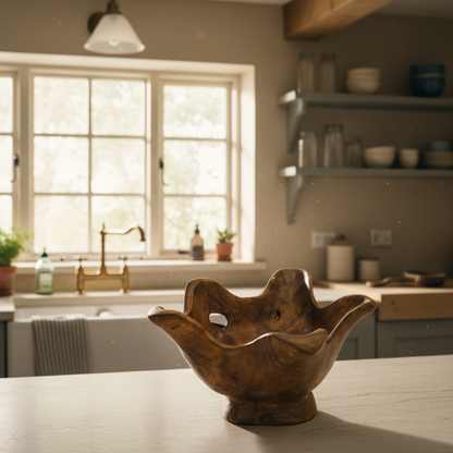 Teak Root Bowl
